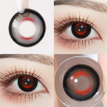 Qfdian Alien Stage Cosplay Color Contact Lenses Anime Ivan Till Pupil 6months 1pair Halloween Lens